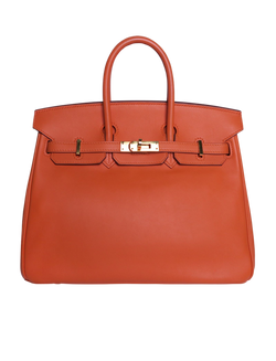 Hermès Birkin 25 in Orange Swift Leather, B, DB, RC, X (2016), 3*
